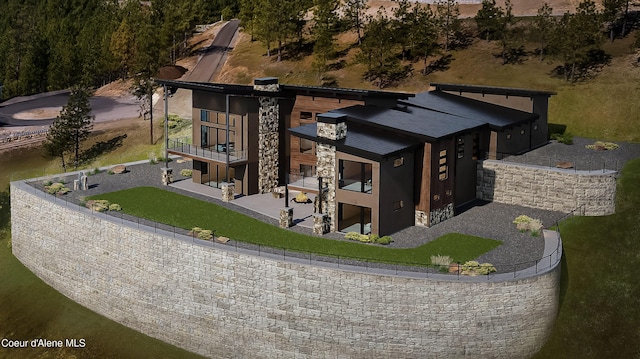 4663 E Plum Rd, Coeur Dalene, ID 83814 - aerial view of property and surrounding area