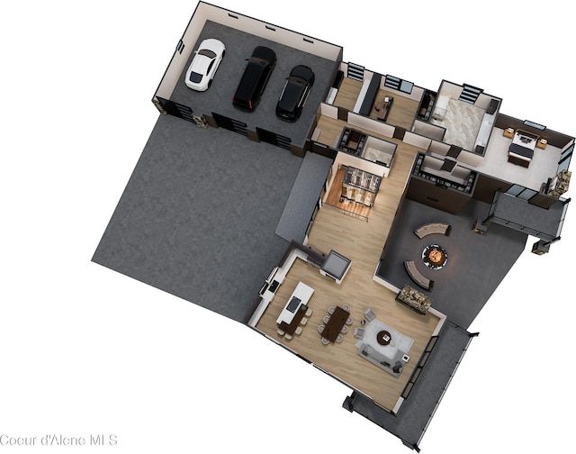 4663 E Plum Rd, Coeur Dalene, ID 83814 - floor plan / room layout