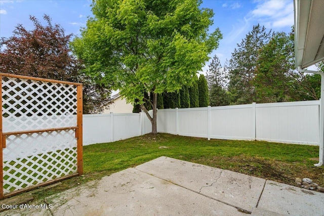 1374 W Timor Ave, Coeur Dalene, ID 83815 - view of yard with a patio