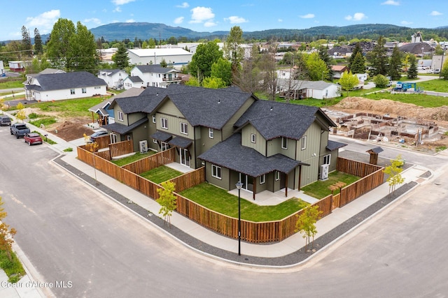 1682 Onyx Ct 1670, 1674 1678, Sandpoint, ID 83864 - aerial view of residential area featuring a mountain backdrop