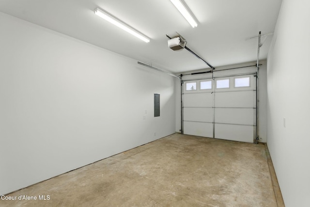 1682 Onyx Ct 1670, 1674 1678, Sandpoint, ID 83864 - garage with electric panel and a garage door opener