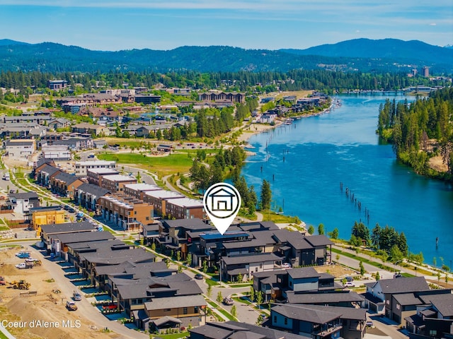2888 W Lumber Ln, Coeur Dalene, ID 83814 - drone / aerial view of a water and mountain view