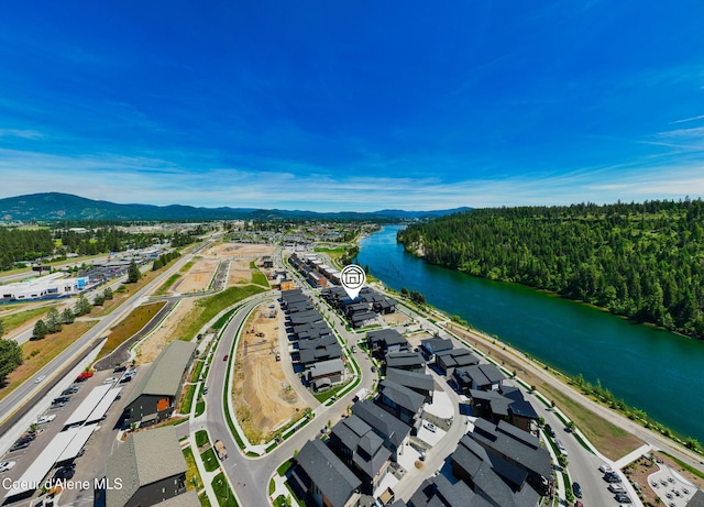 2888 W Lumber Ln, Coeur Dalene, ID 83814 - bird's eye view of a water and mountain view