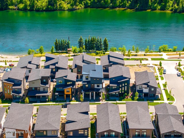 2888 W Lumber Ln, Coeur Dalene, ID 83814 - aerial view of residential area featuring a nearby body of water