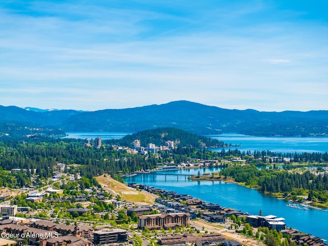 2888 W Lumber Ln, Coeur Dalene, ID 83814 - bird's eye view of a water and mountain view