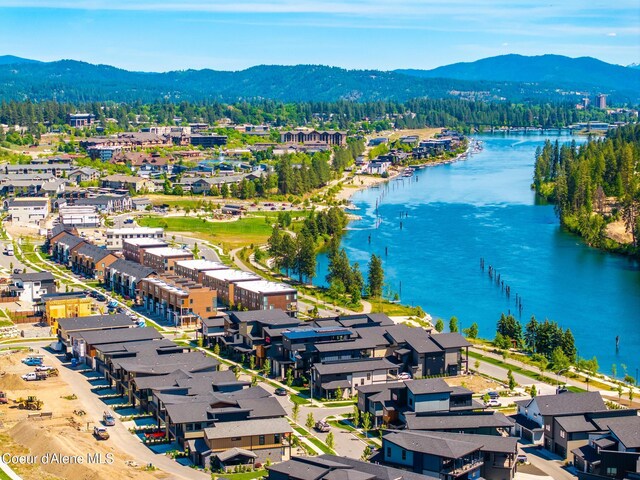 2888 W Lumber Ln, Coeur Dalene, ID 83814 - drone / aerial view of a water and mountain view