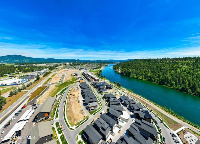 2888 W Lumber Ln, Coeur Dalene, ID 83814 - aerial view of a water and mountain view