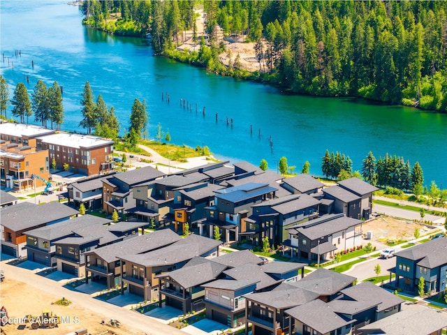 2888 W Lumber Ln, Coeur Dalene, ID 83814 - aerial perspective of suburban area with a large body of water