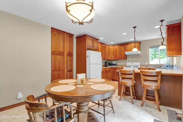 5340 W Hull Loop, Coeur Dalene, ID 83814 - dining area with recessed lighting and light flooring