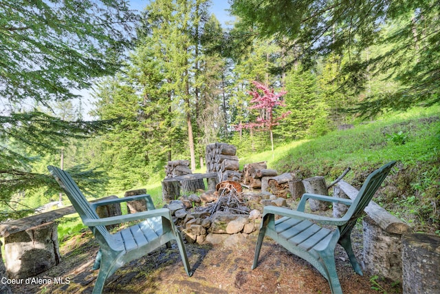 5340 W Hull Loop, Coeur Dalene, ID 83814 - view of yard