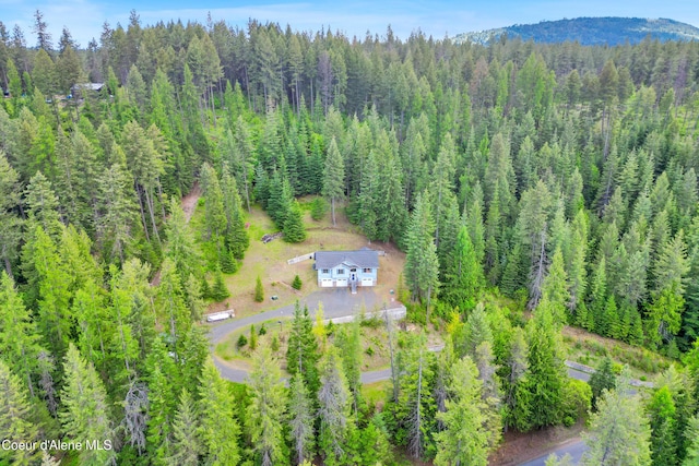 5340 W Hull Loop, Coeur Dalene, ID 83814 - view of subject property with a heavily wooded area