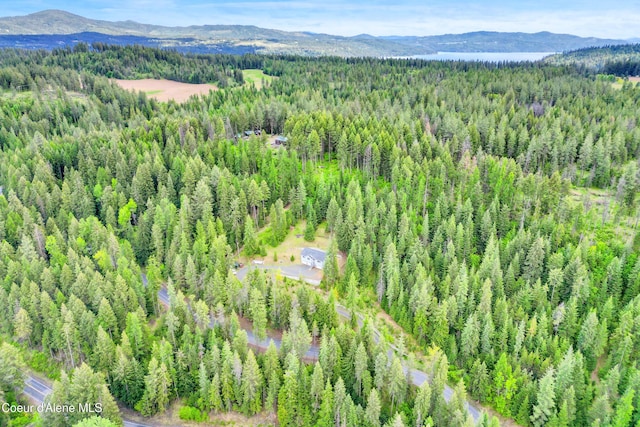 5340 W Hull Loop, Coeur Dalene, ID 83814 - bird's eye view of a forest and mountains