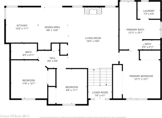 5340 W Hull Loop, Coeur Dalene, ID 83814 - room layout