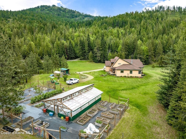 88 Fenway Dr, Sagle, ID 83860 - view from above of property featuring a forest