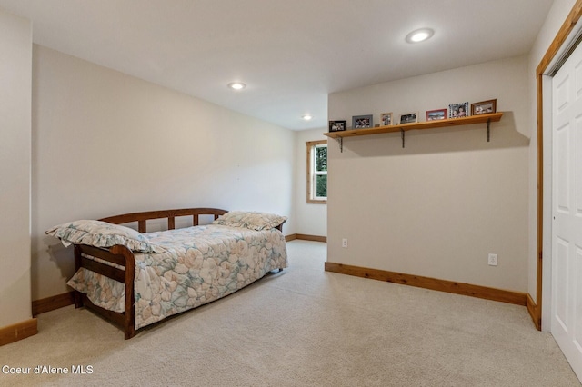 88 Fenway Dr, Sagle, ID 83860 - carpeted bedroom featuring baseboards and recessed lighting