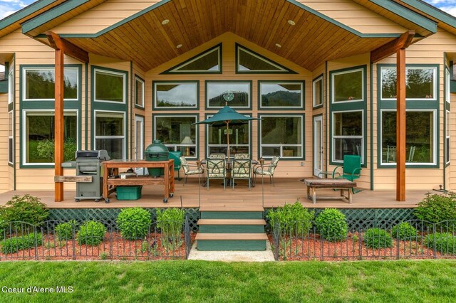 88 Fenway Dr, Sagle, ID 83860 - back of house featuring a deck