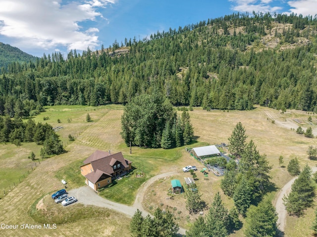 88 Fenway Dr, Sagle, ID 83860 - aerial overview of property's location featuring a forest and rural landscape