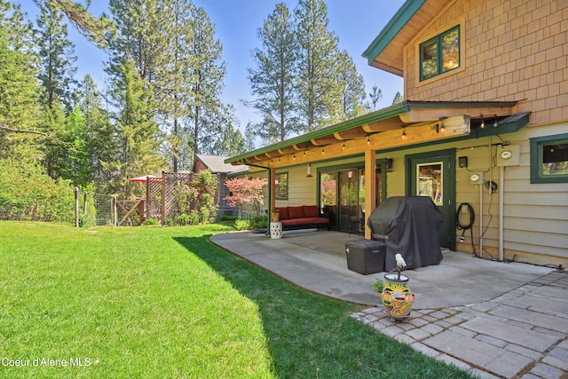 471 Kaniksu Shores Rd, Sandpoint, ID 83864 - view of yard with a patio