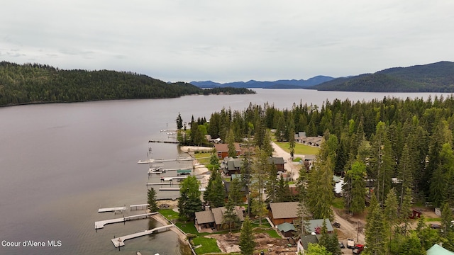 97 S Granite Bay Rd, Nordman, ID 83848 - aerial view of a water and mountain view and a heavily wooded area