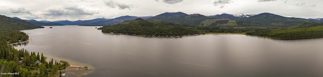 97 S Granite Bay Rd, Nordman, ID 83848 - water view featuring mountains