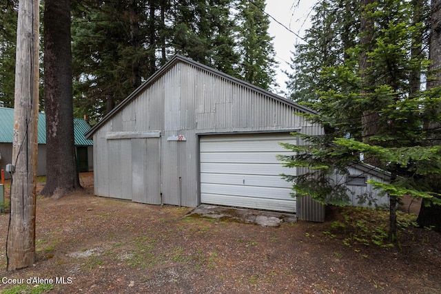 97 S Granite Bay Rd, Nordman, ID 83848 - detached garage with driveway