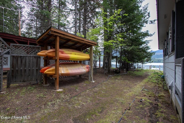 97 S Granite Bay Rd, Nordman, ID 83848 - view of yard featuring a water view