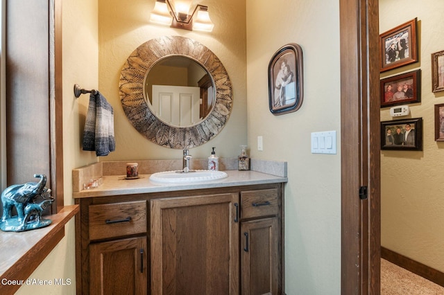 2795 Boekel Rd, Rathdrum, ID 83858 - bathroom with vanity and a textured wall