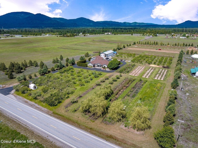2795 Boekel Rd, Rathdrum, ID 83858 - view of rural area featuring a mountain backdrop and farmland