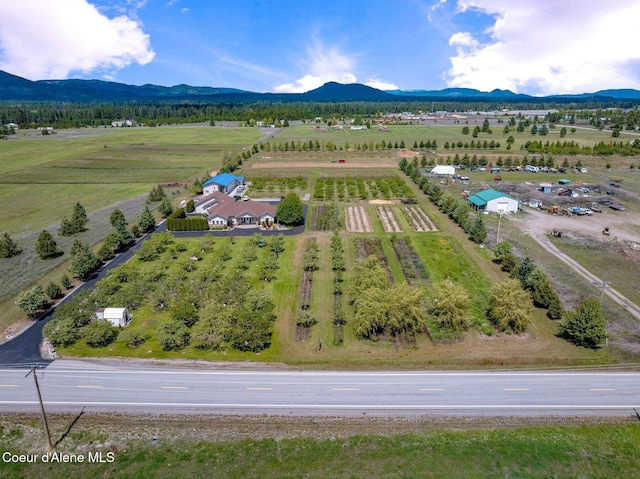 2795 Boekel Rd, Rathdrum, ID 83858 - overview of rural landscape with a mountain backdrop
