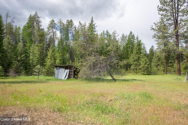 919 Silver Springs Rd, Moyie Springs, ID 83845 - view of yard featuring a view of trees