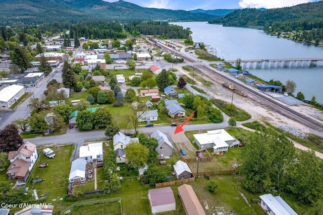 112 Washington St, Priest River, ID 83856 - bird's eye view of a forest and a water and mountain view
