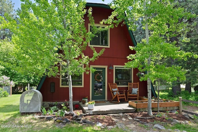 11 Hackney Ln, Sandpoint, ID 83864 - view of a-frame home