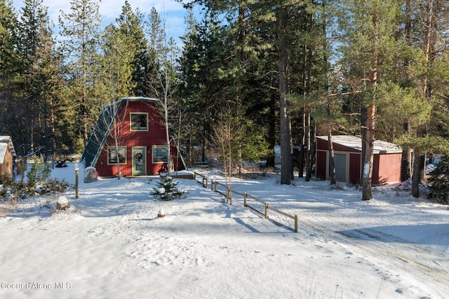 11 Hackney Ln, Sandpoint, ID 83864 - view of front of property featuring a shed and a garage