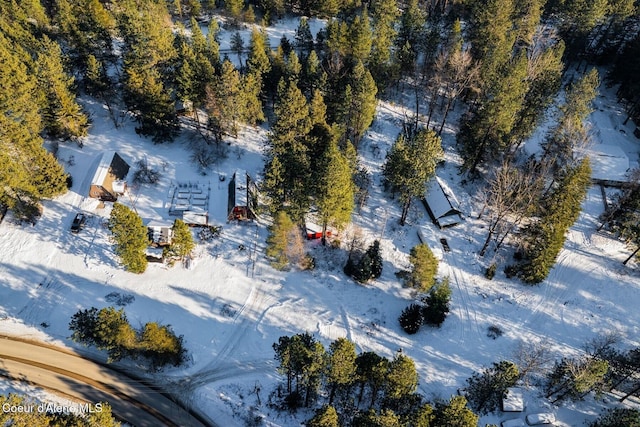 11 Hackney Ln, Sandpoint, ID 83864 - view of snowy aerial view
