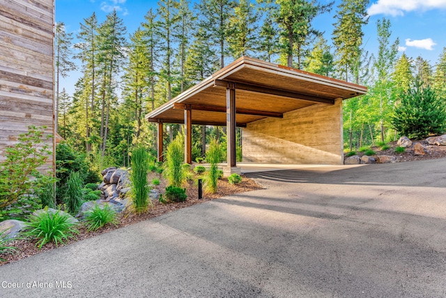 6361 S Cormorant Ct, Harrison, ID 83833 - view of car parking with asphalt driveway