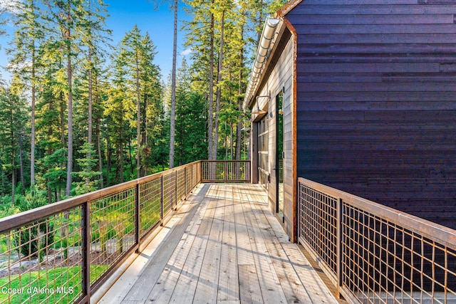 6361 S Cormorant Ct, Harrison, ID 83833 - view of deck