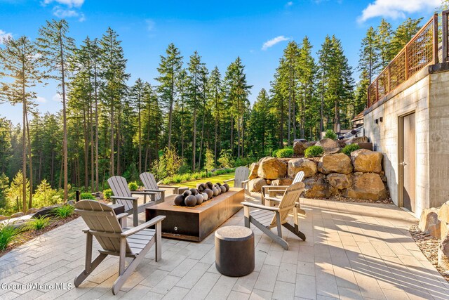 6361 S Cormorant Ct, Harrison, ID 83833 - view of patio / terrace