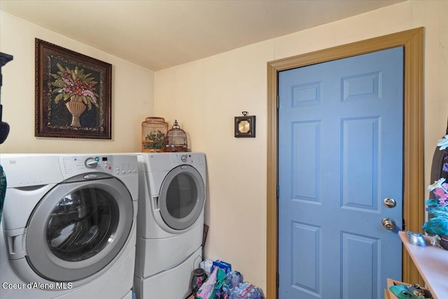 301 Third St, Osburn, ID 83849 - laundry room with washing machine and clothes dryer