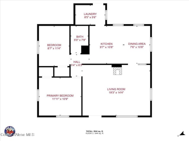 301 Third St, Osburn, ID 83849 - home floor plan