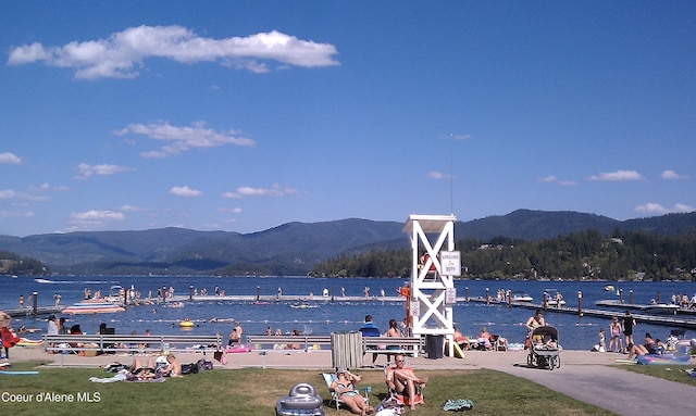 1456 E Ezra Ave, Hayden, ID 83835 - water view with a mountain backdrop