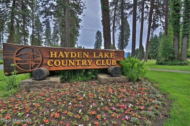 1456 E Ezra Ave, Hayden, ID 83835 - community / neighborhood sign featuring a yard