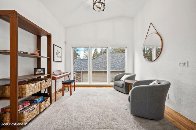 3061 E Lake Forest Dr, Hayden Lake, ID 83835 - living area with wood finished floors and high vaulted ceiling