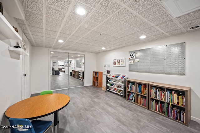 3061 E Lake Forest Dr, Hayden Lake, ID 83835 - misc room with recessed lighting, wood finished floors, and baseboards