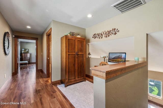 1803 W Felton Dr, Coeur Dalene, ID 83814 - office with wood finished floors, recessed lighting, and baseboards