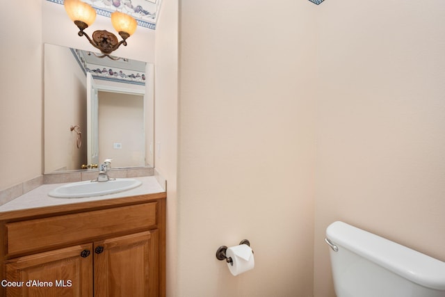 10016 N Zack Ct, Hayden, ID 83835 - half bath featuring toilet and vanity