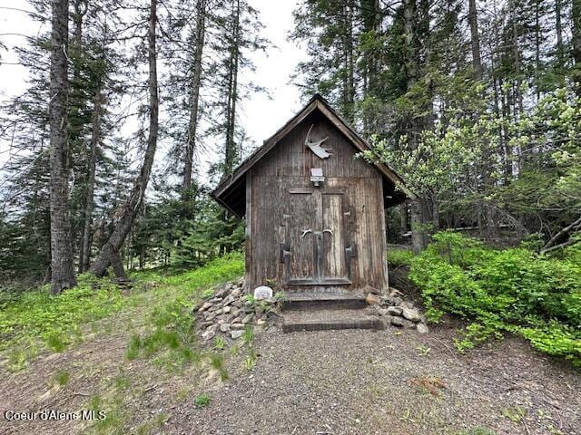 474 NW Fork Santa Creek Rd, Emida, ID 83861 - view of shed