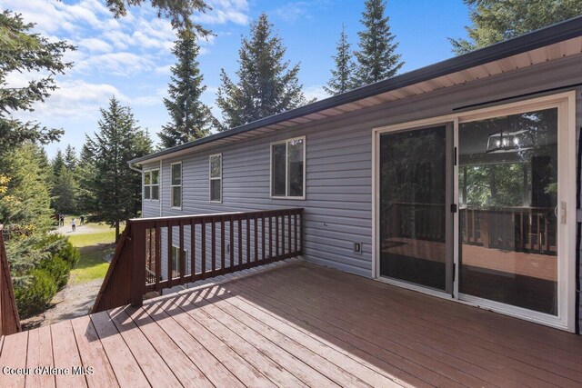 31716 N Middle Ave, Spirit Lake, ID 83869 - view of wooden terrace