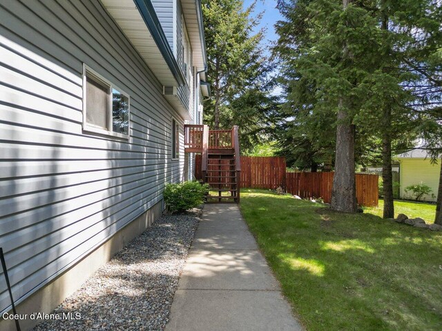 31716 N Middle Ave, Spirit Lake, ID 83869 - view of yard featuring stairs