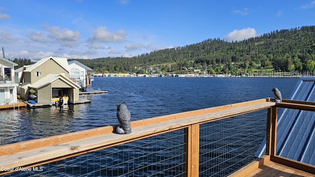 33671 N Macdonalds Unit 2Nd, Dock, Bayview, ID 83803 - dock area with a view of trees and a water view