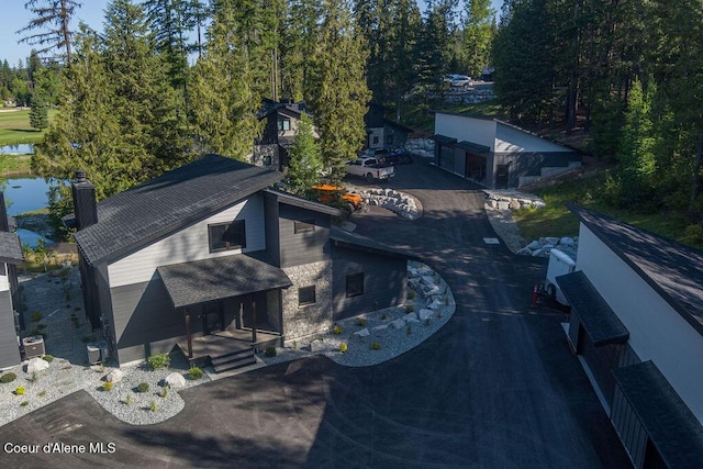 74 Wedge Ct, Priest Lake, ID 83856 - view from above of property
